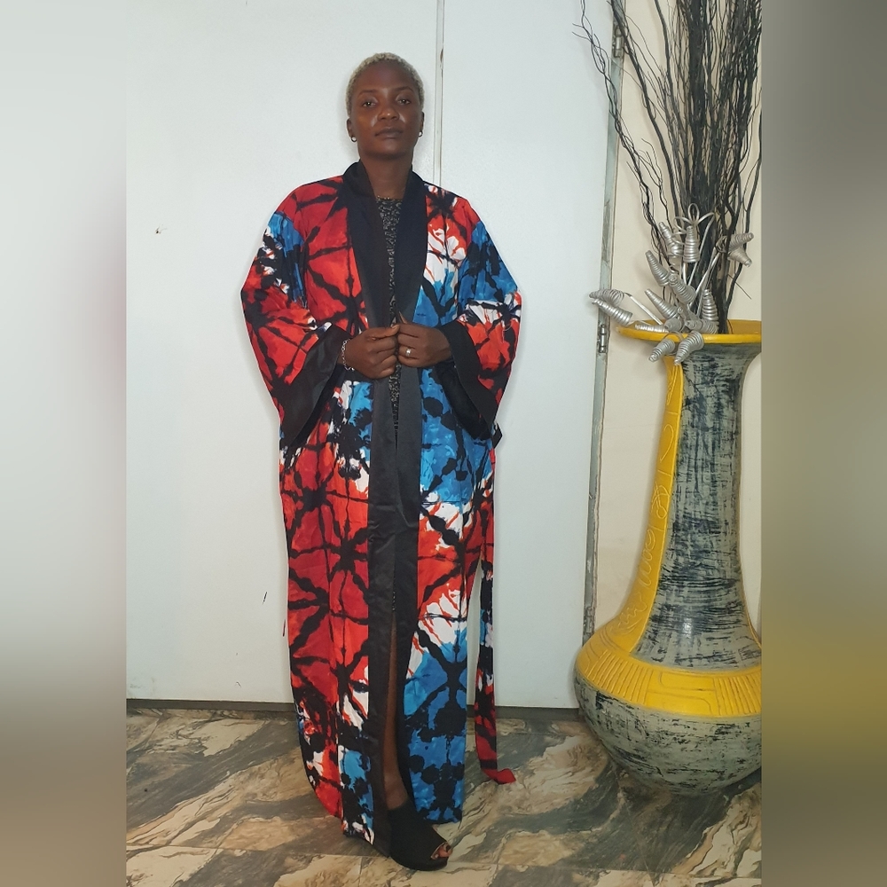 Ankara Kimono Robe